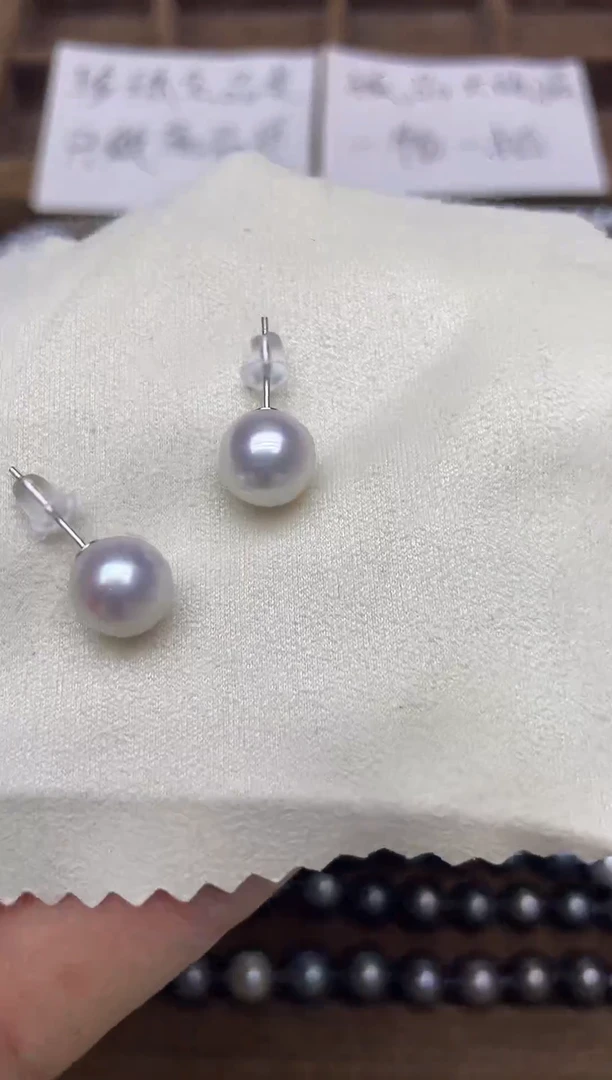 未镶嵌耳饰淡水珍珠10