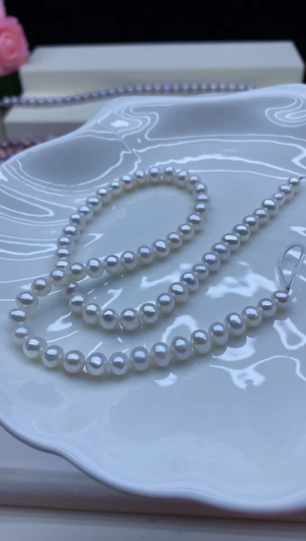 【闪购商品】淡水珍珠颈饰未镶嵌淡水珍珠项链