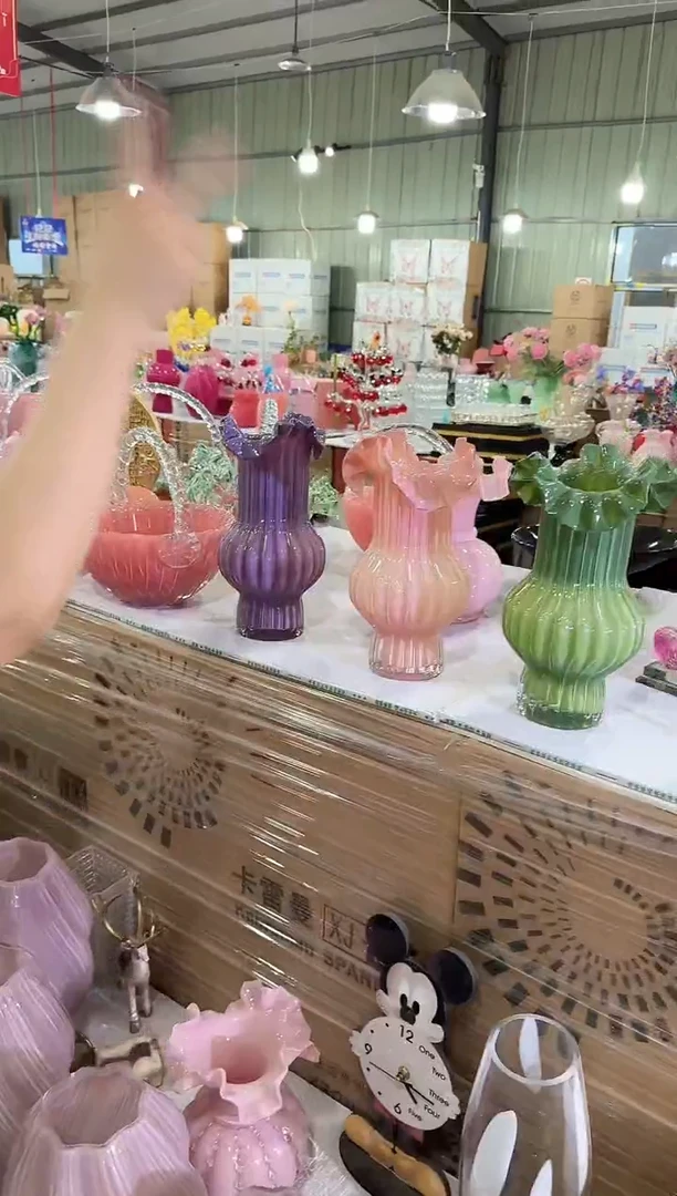 琉璃手工艺品优选花瓶花器F-早26