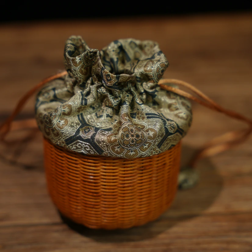 【朴意凡器】大漆布艺杯笼