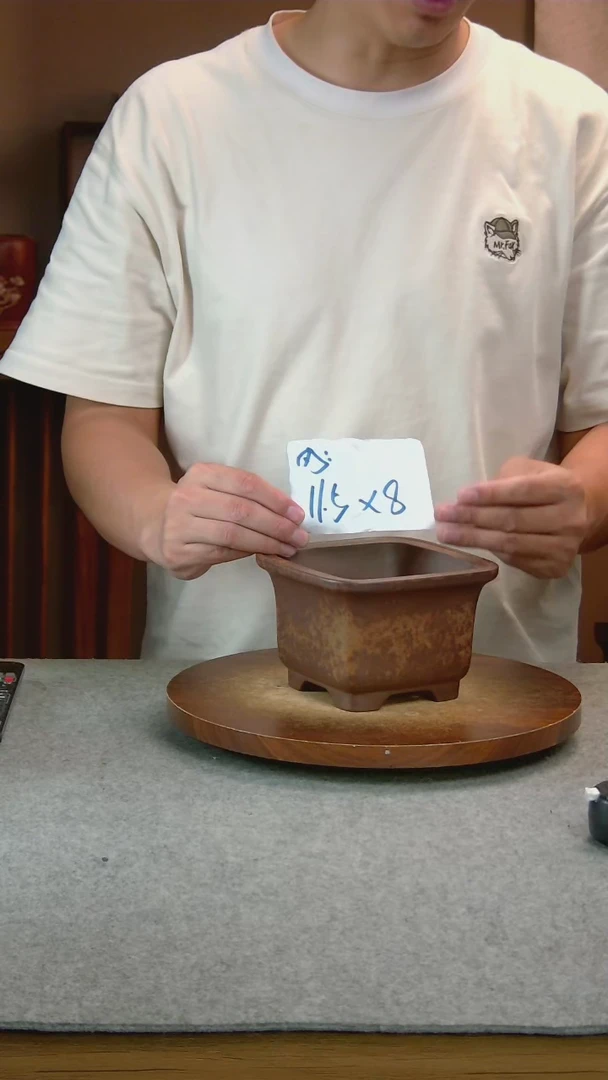 H29艾砂宜兴紫砂花盆