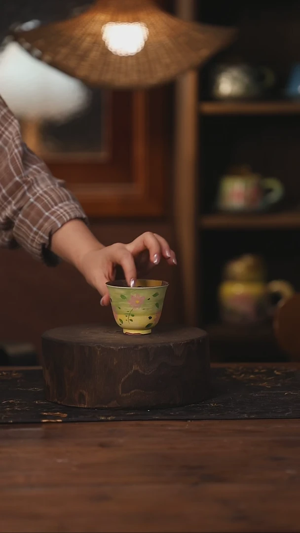 陶瓷景德镇高温釉下手绘陶瓷281