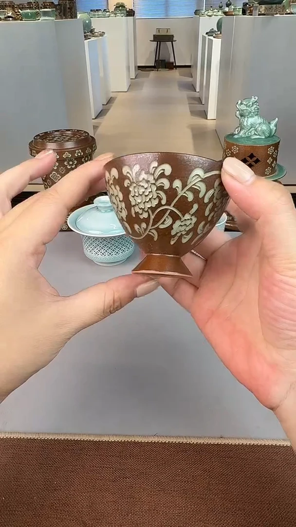 青瓷手工茶器包邮