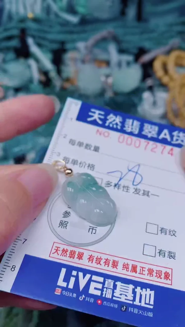 颈饰未镶嵌翡翠00007274