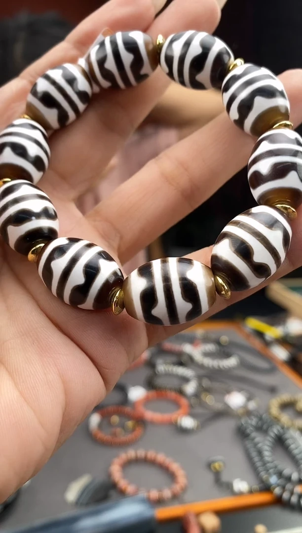 玛瑙/玉髓颈饰未镶嵌-1006-305 Y 多样性发