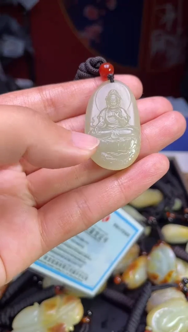 颈饰未镶嵌和田玉123