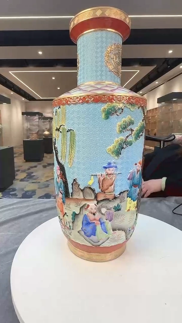 瓷片景德镇陶瓷摆件i23