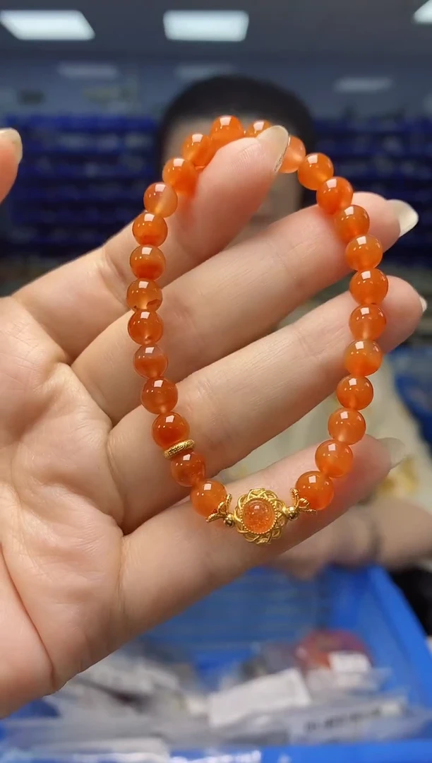 【闪购商品】南红玛瑙手链未镶嵌G12014