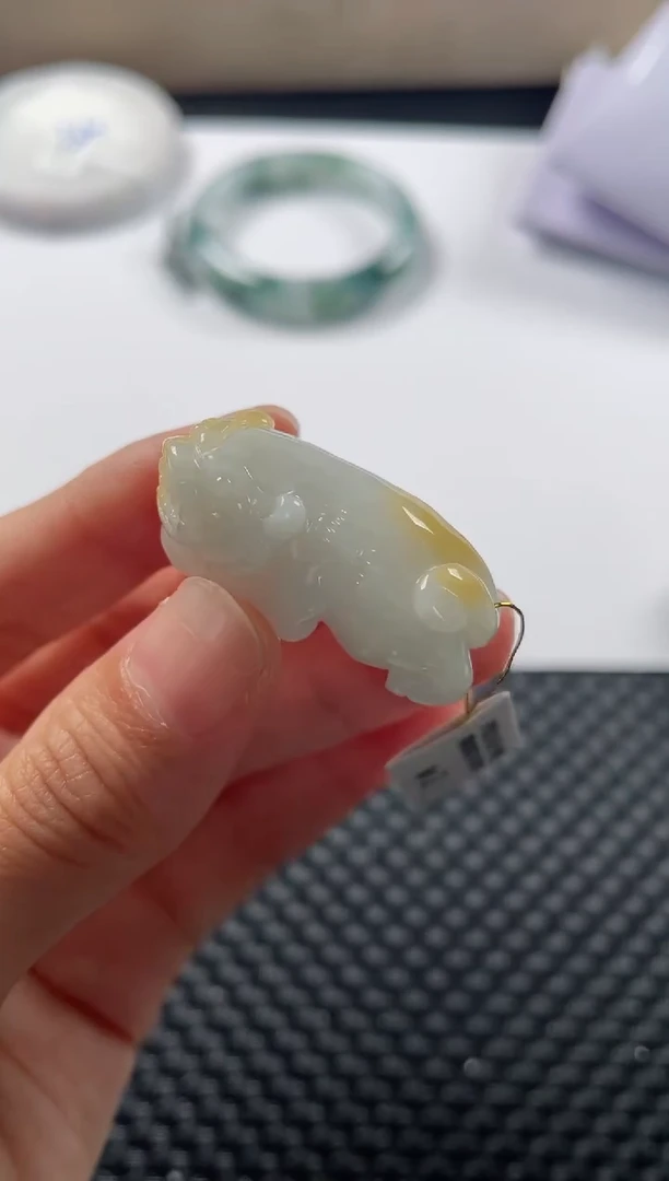 颈饰未镶嵌翡翠4707 老虎