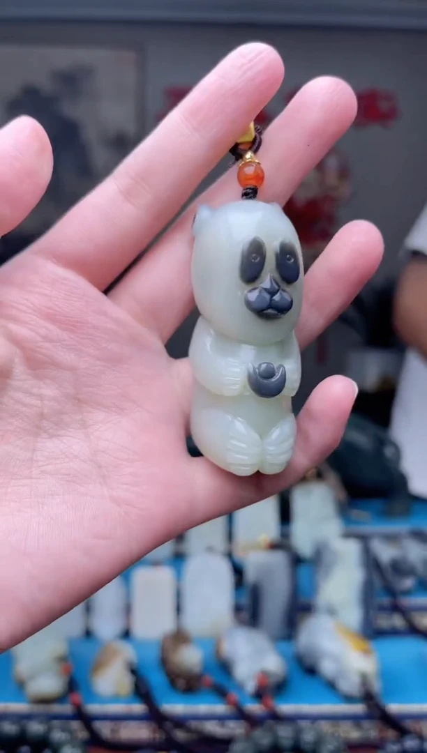 和田玉未镶嵌挂件1