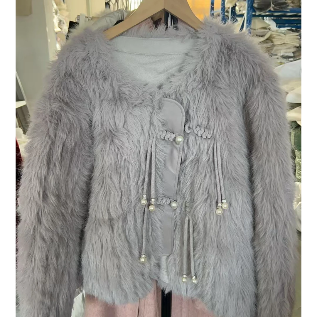 秋冬秋季女士编织设计师厚款百搭冬季休闲小香风女长袖短外套