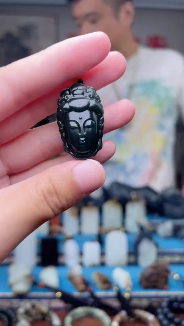 和田玉未镶嵌挂件1