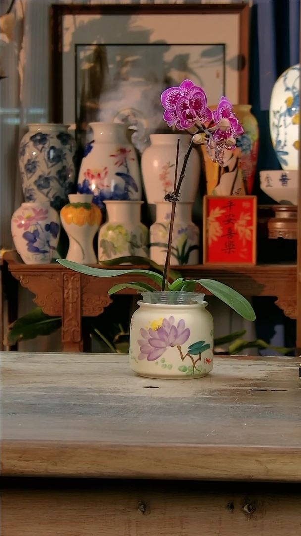 【闪购商品】瓷片景德镇纯手工釉下彩精品花瓶