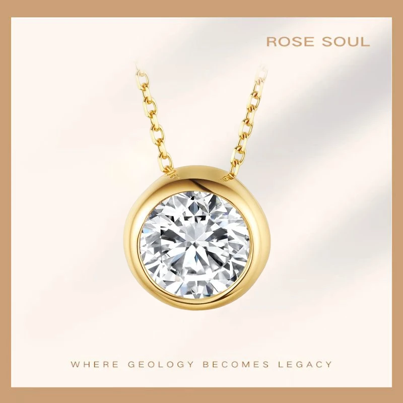 ROSE SOUL 实验室培育钻石【Young妈专属】18K金泡泡项链QDL001