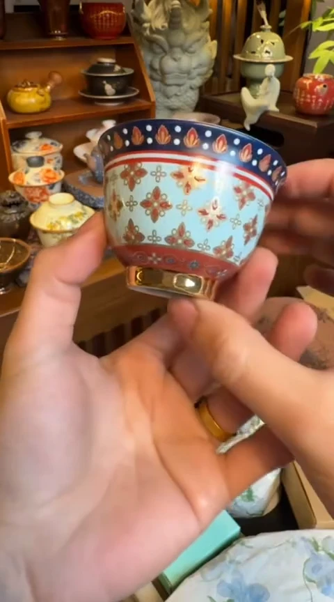 摆件陶茶具茶具茶具点釉杯