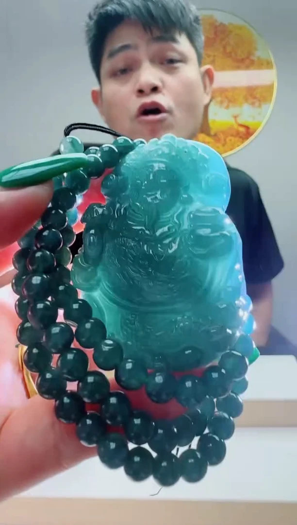翡翠未镶嵌颈饰多样性随机发其一
