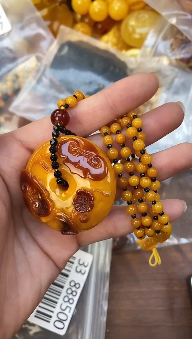 裸石琥珀未镶嵌天然琥珀蜜蜡