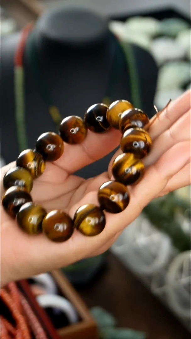 未镶嵌手串木变石（虎睛石）001