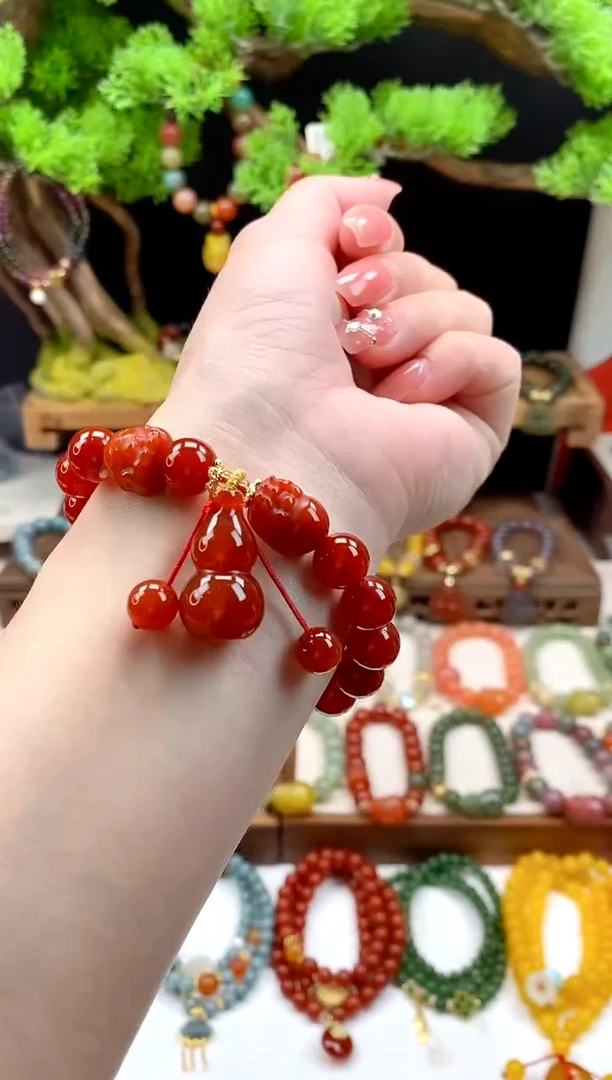 未镶嵌玛瑙手饰葫芦999