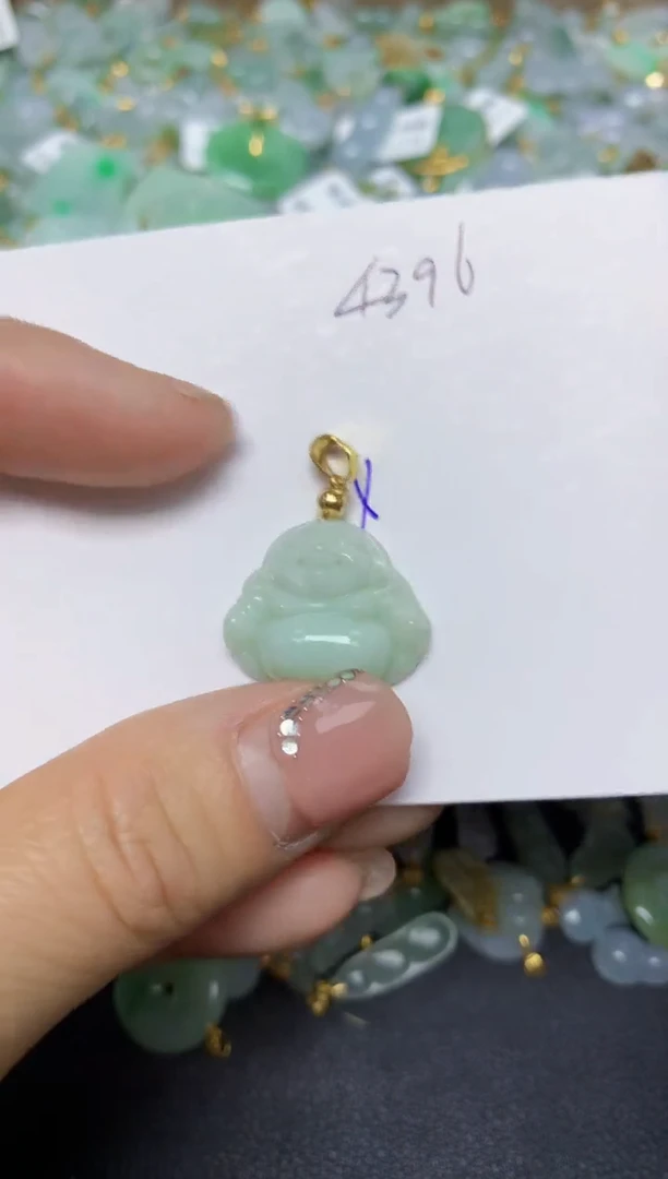 【闪购商品】翡翠挂件合金 天然翡翠A货