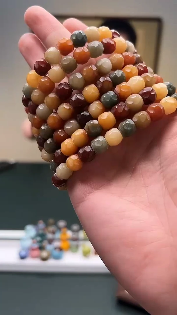 手串菩提根/象牙果9mm左右菩提根多宝无相单圈