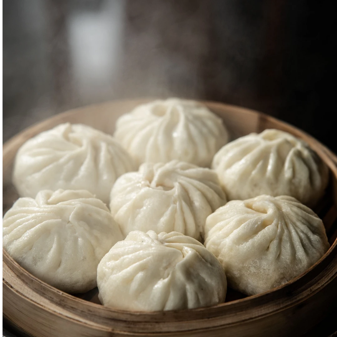 蜀江春包子京酱芽菜盐帮菜颗粒肉熟冻净含量特色美食劲道热即可食