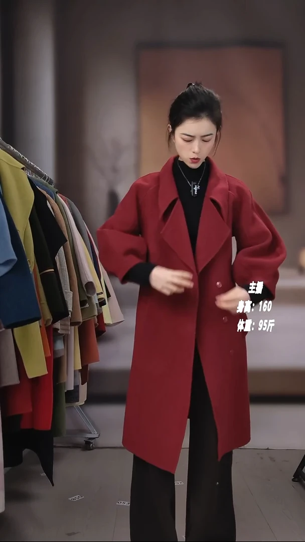 长 短款羊羊大衣071