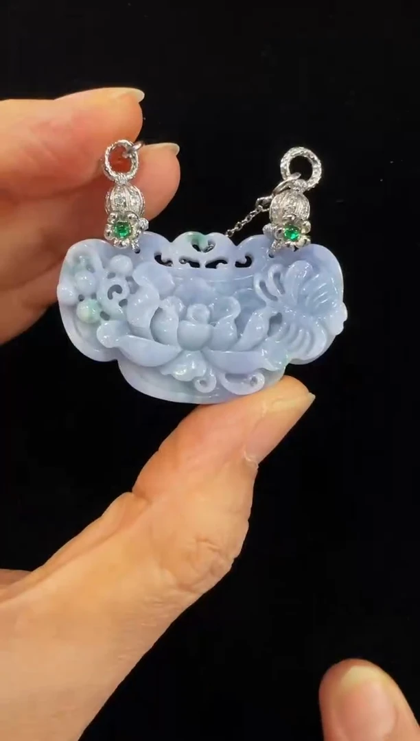 颈饰未镶嵌翡翠国风