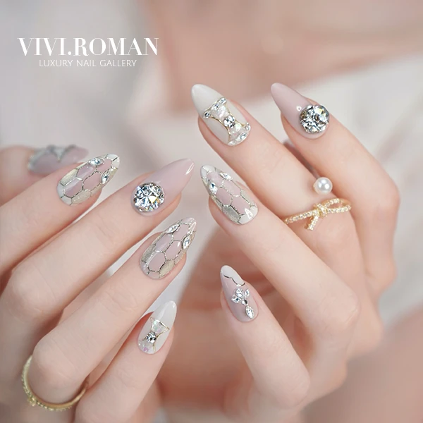 【寻宝灵蛇】原创设计奢华珠宝灵蛇系列 温柔大牌感 手绘蛇纹穿戴甲