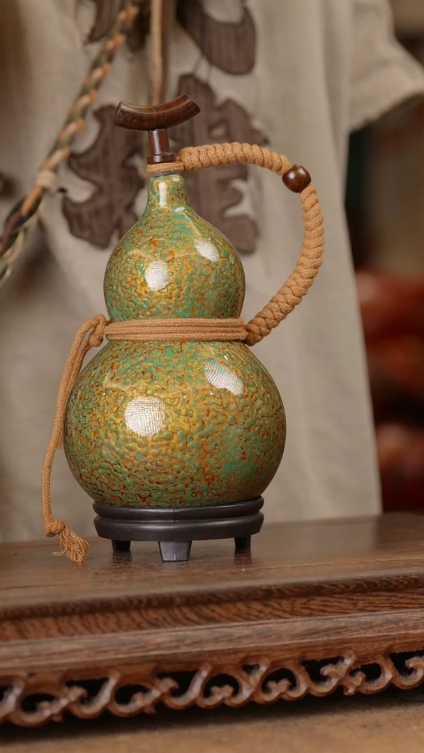 198号精品天然大漆酒葫芦一物一拍~