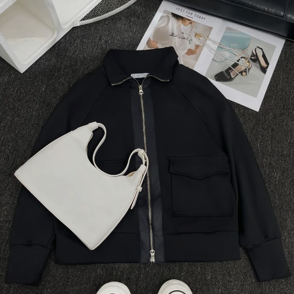 307 2024秋季新款链外套宽松显瘦女上衣