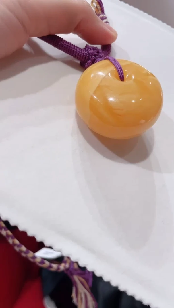 蜜蜡颈饰未镶嵌蜜蜡