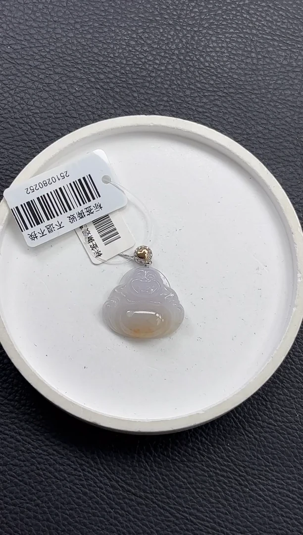 颈饰18K金镶嵌翡翠YM1139-4 佛公