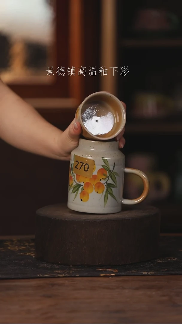 陶瓷景德镇高温釉下手绘陶瓷270