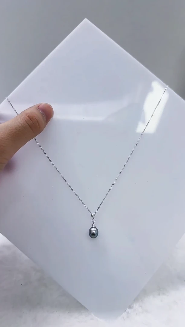 【闪购商品】海水珍珠DA银S925镶嵌大溪地套链 h305