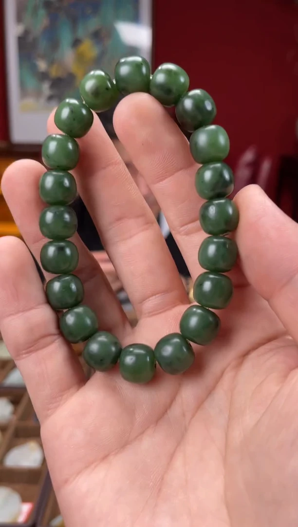 未镶嵌手链和田玉新疆碧玉10-11老