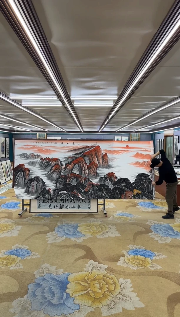 绘画M王红兵-大丈二-山水国画