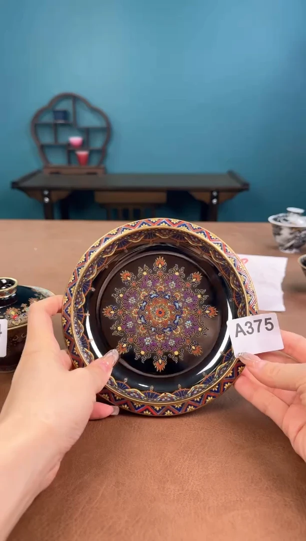 a375珐琅彩微瑕敦煌壶承壶承！