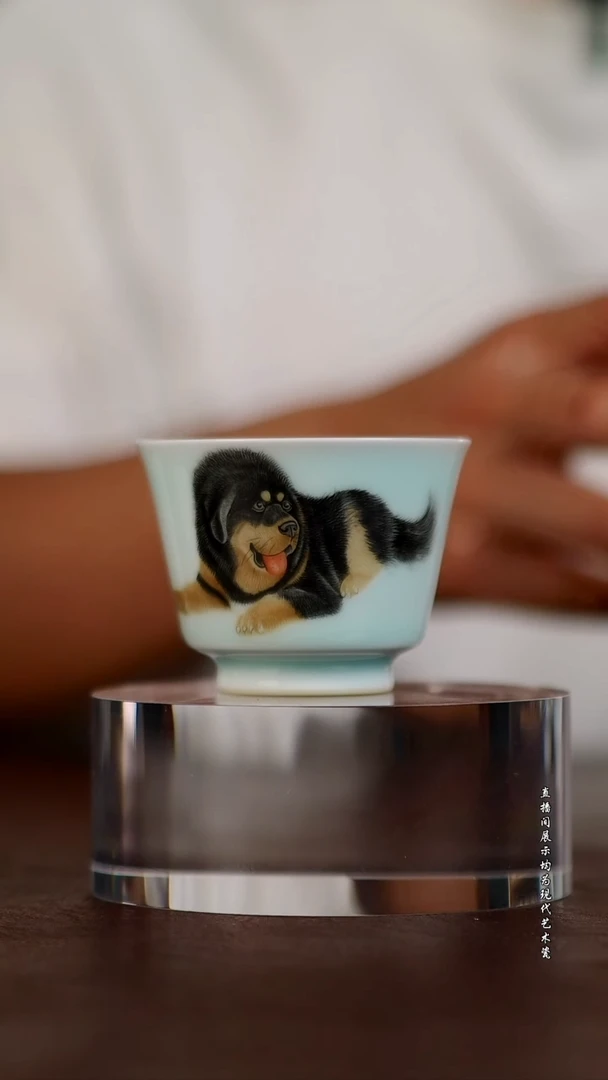 摆件景德镇陶东方现代艺术高端茶器花瓶摆件