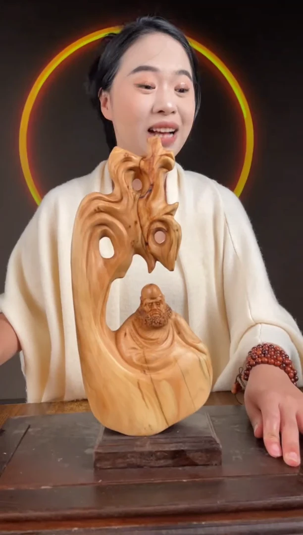 柏木（崖柏）手工摆件,先抢先得! 编号:156