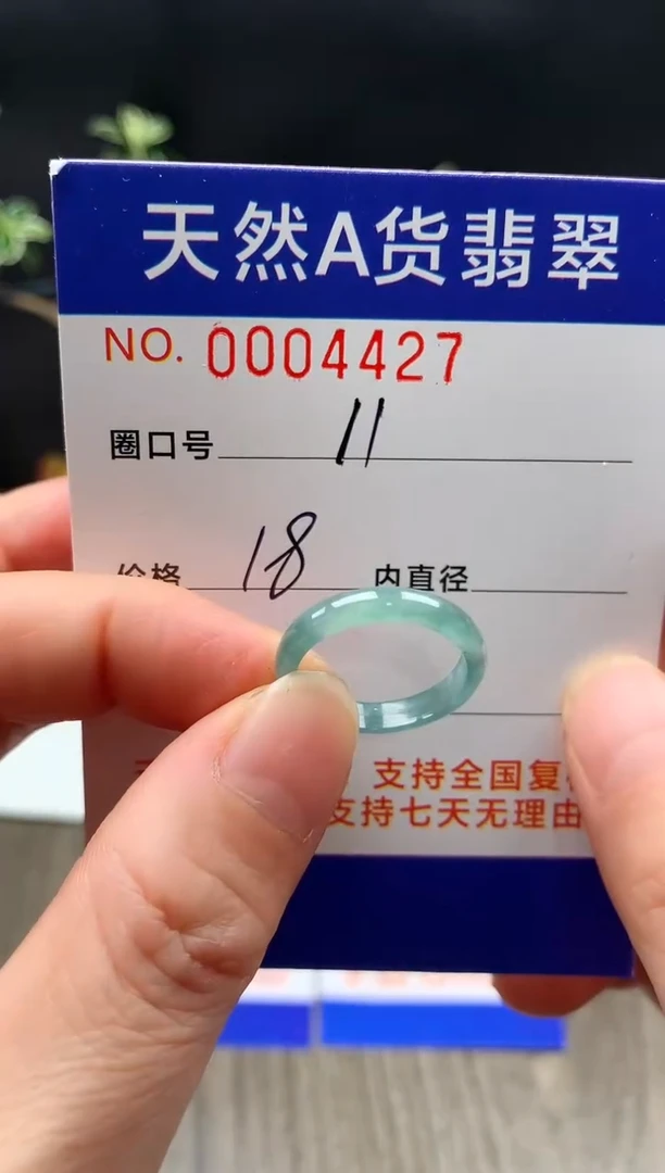 未镶嵌戒指翡翠11#