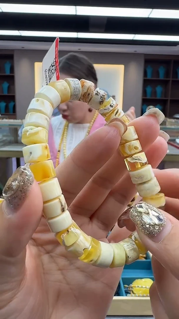 手链琥珀未镶嵌151秒拍号 假一罚三 9mm