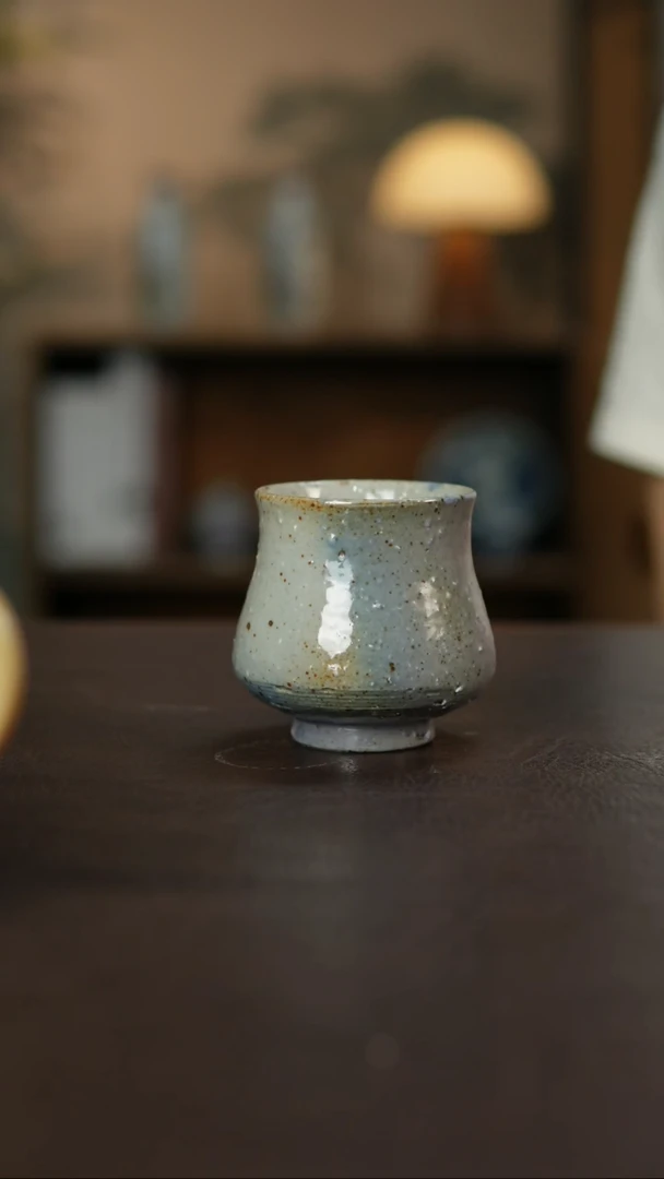 杯景德镇陶瓷杯碗柴烧多人瑕疵