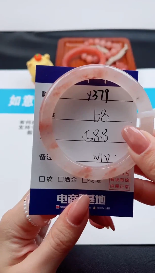 未镶嵌手镯石英质玉Y379-58.8