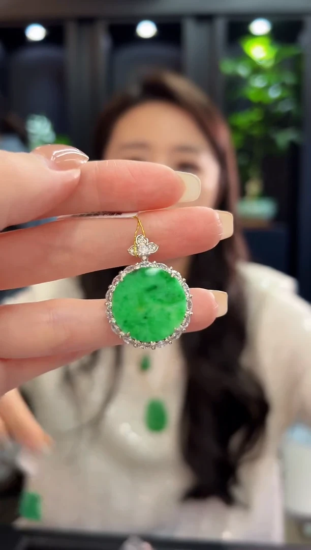 吊坠(不含链)未镶嵌翡翠 缅料A货/支持复检/一件