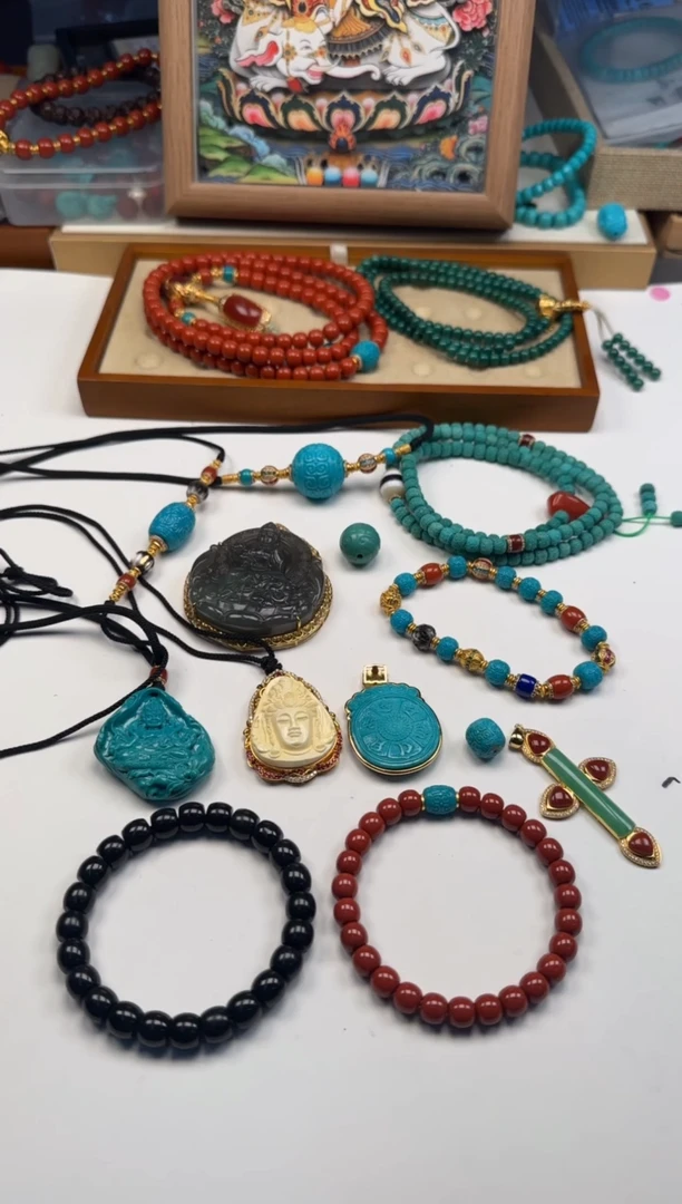 未镶嵌配饰配饰南红玛瑙贝*～配饰配饰