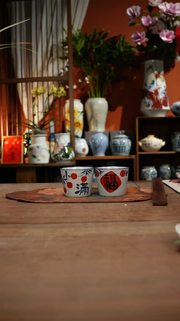 现代高温釉下彩手绘陶瓷餐具