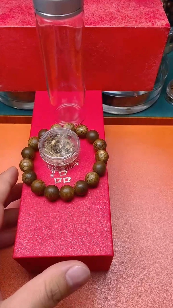 【闪购商品】沉香手串海南金沙叶1.2单圈B1283642