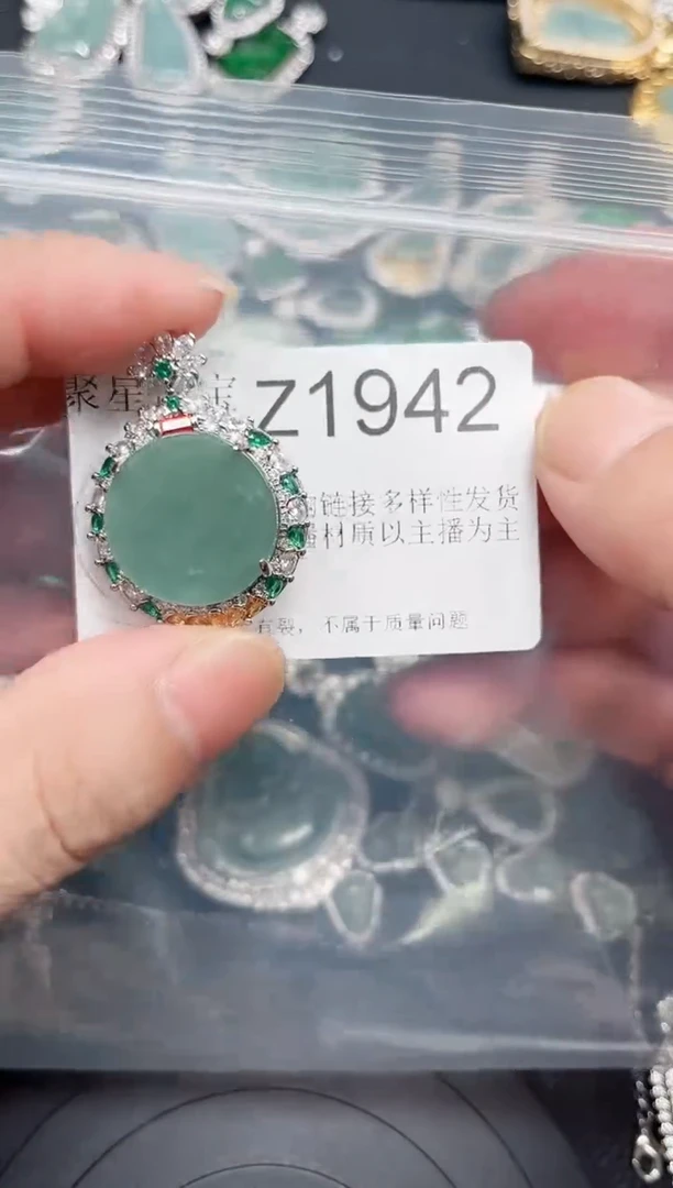 【闪购商品】翡翠颈饰未镶嵌 赠皮绳1942