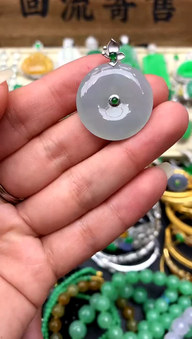 【闪购商品】翡翠颈饰18K金镶嵌78-中国好珍宝